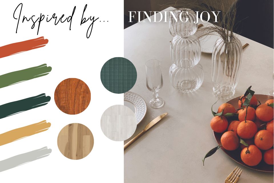 Inspired by Finding Joy color palette